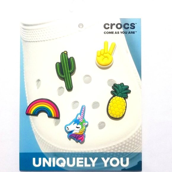 Crocs Jibbitz Charms Fun‎ Trend Collection 5 pack - Picture 1 of 1
